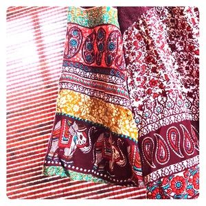 Girls Red Camel Dress